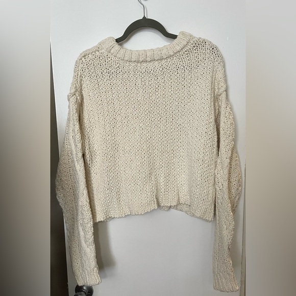 Free People Cutting Edge Cable Knit Sweater - Picture 5 of 6